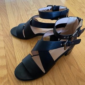 TG Black Strappy Sandal Heels. Size 8.5. Never worn.